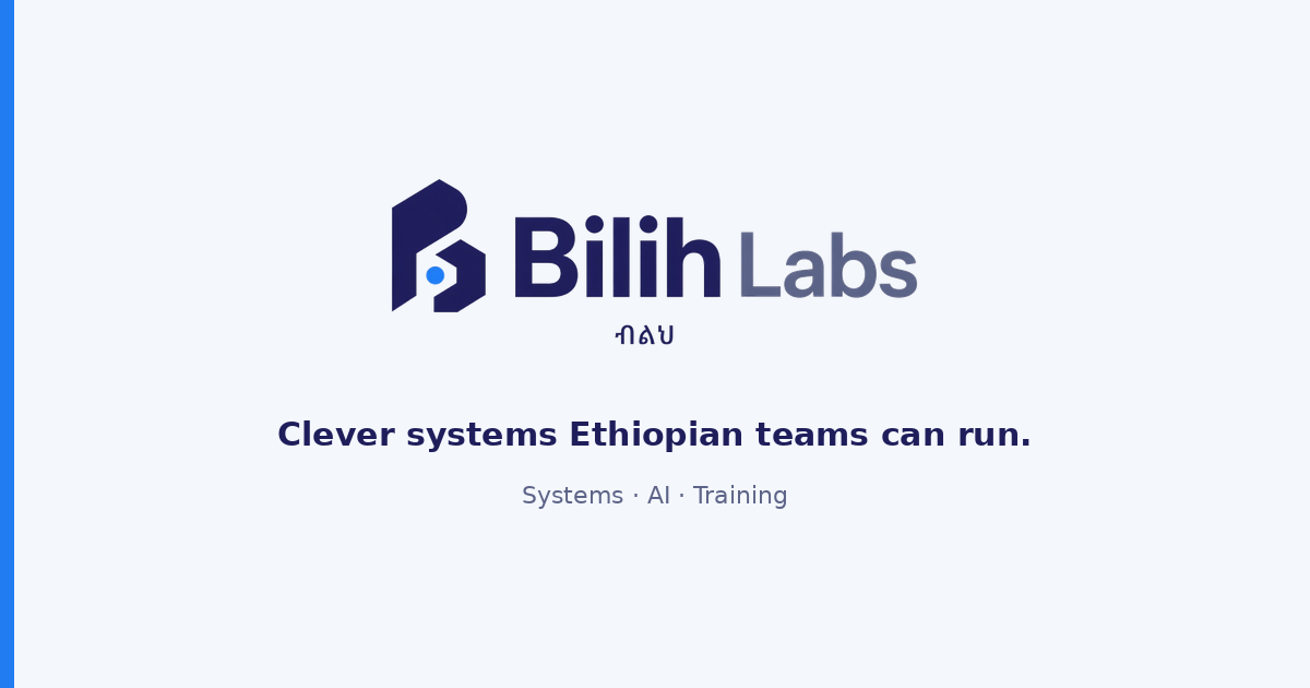 Bilih Labs social card